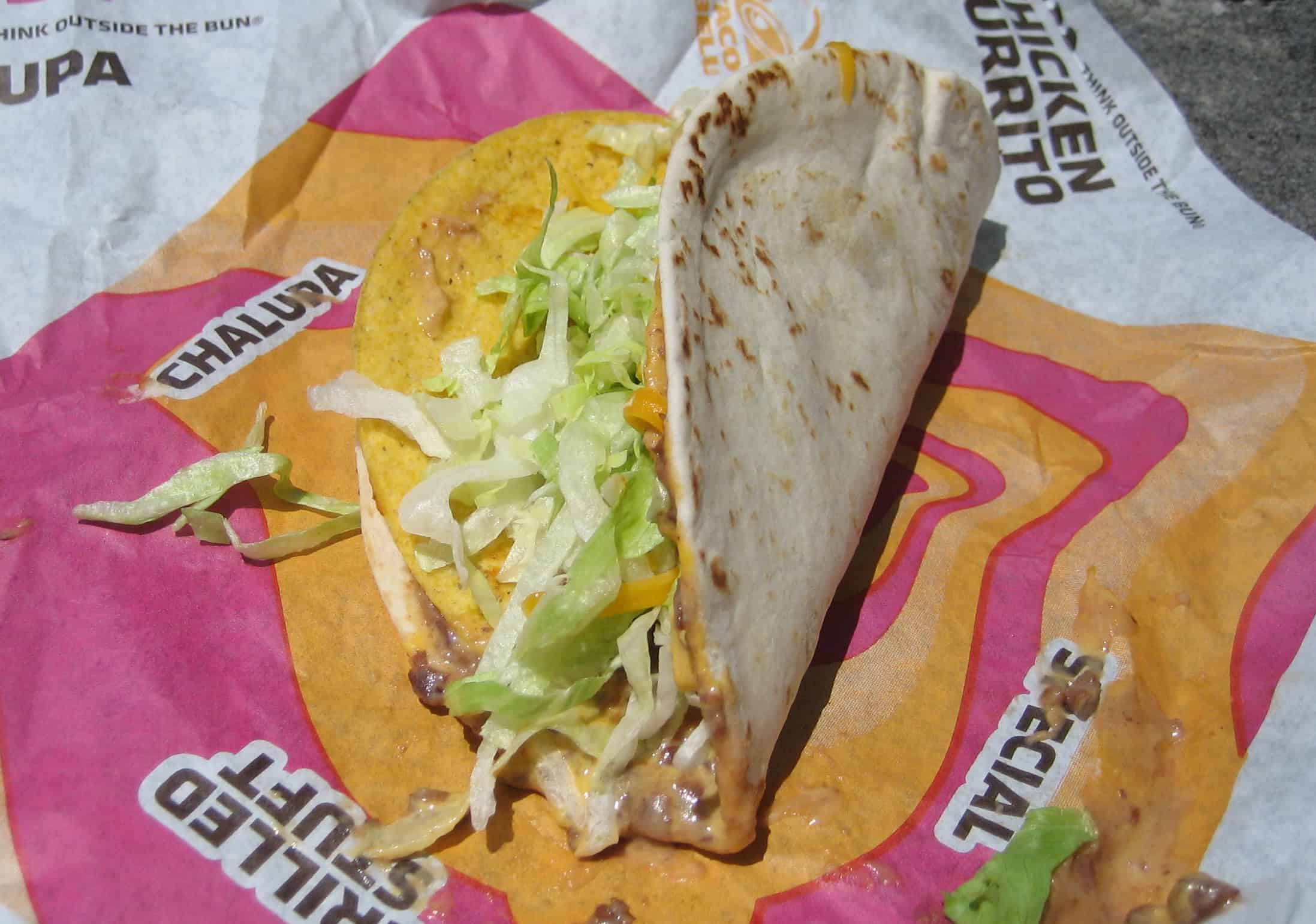Taco Bell Cheesy Double Decker